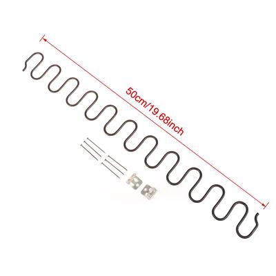 Ersatzfedern für Sofasessel, Federn mit Clips, 45/50/60/65/70 cm lang, Ressort