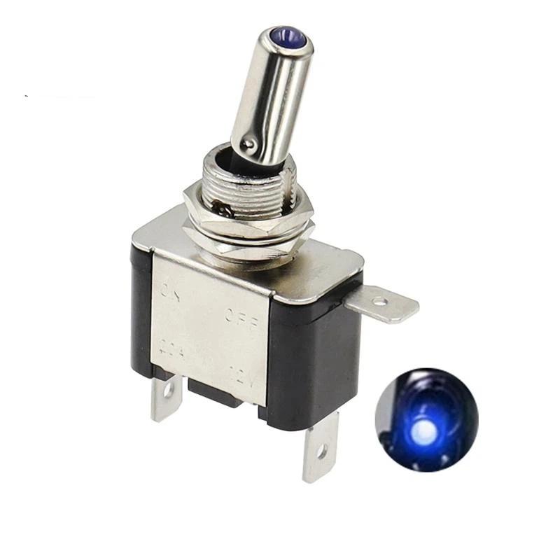 Durable Toggle Switch SPST On Off with Safety Cap Cover For Car Boat Truck Efficient Power Control