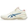 ASICS GELBURST 28 Basketball Shoes Unisex Size 751 Sea Size 2E (1063A099), Adult, (Ivory/Deep Teal), 28.5 cm,