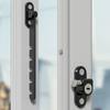 Durable Carbon Steel Window Door Support Lock Childproof Lock Window Restrictor Ensure Child Safety & Prevent Accidents