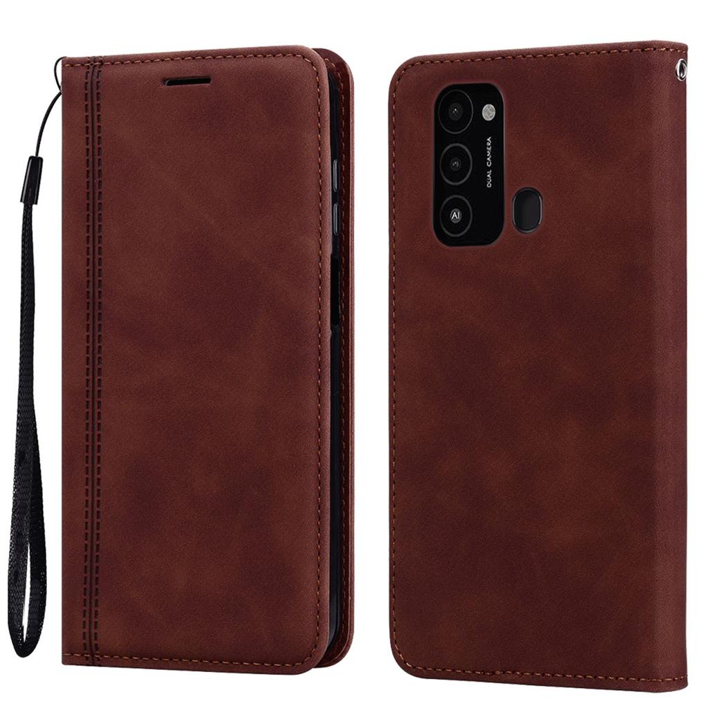 Magnetic Closure Flip Wallet Phone Case for TECNO SPARK GO 2022,SPARK 9,8C Vintage PU Leather Card Holder Cover