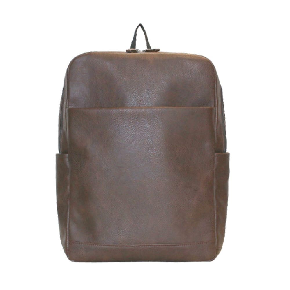 

Propeller Heads Grained Synthetic Leather Square Backpack 11-2103-BR