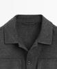 Massimo Dutti Wool Blend Overshirt With Pocket Details