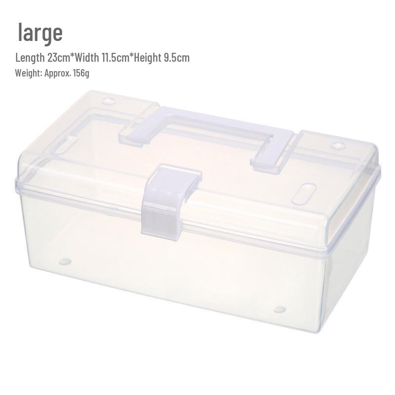 Multifunctional Transparent Jewelry & Snack Storage Organizer - Portable Desktop Plastic Earbud Box