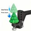 Mighty Wolf Head Trailer Hook Cover Anti Rust Receiver Cover 3d Bear Head Trailer Ball Cap Pickup Decorative Accessories