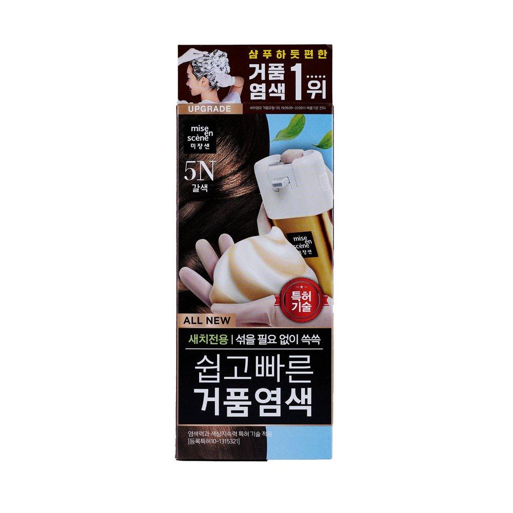 mise en scène All New Easy and Fast Foam Dye (5N Brown)