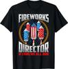 Firework Director Technician I Run You Run 4th Of July Mens T-Shirt