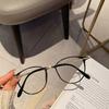 Fashion Anti-Blu Glasses for Women Men Retro Round Eyeglasses Frame Eyewear Anti-Radiation Glasses Universal Computer Eyewear