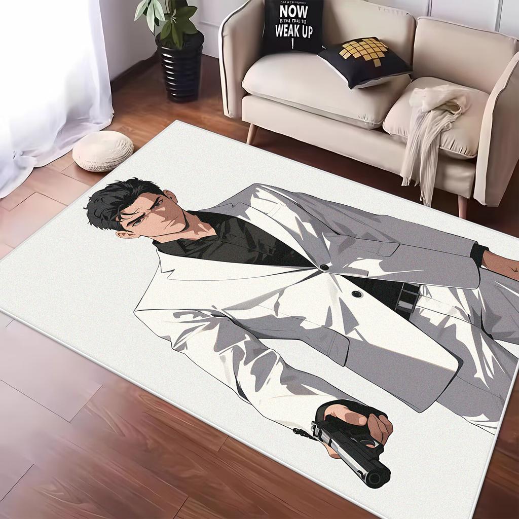 Moderner Stil Großes Wohnzimmer Anpassbare Teppiche Cartoon Heimdekoration Schlafzimmerteppich Maschinenwaschbare Matte für Boden Lounge