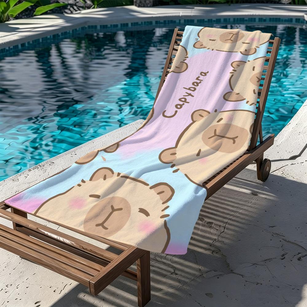 Carpincho CUTE CARTOON Towel Beach Quick Dry Soft Pool Towels Gift for Travel Gym Shower Camping Sports