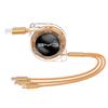 3 In 1 Fast Charger USB Data Cable Car Interior Accessory For BYD Atto 3 Yuan Plus Han Tang EV F3 E6 Dmi Song F0 Qin Pro G3 I3 E