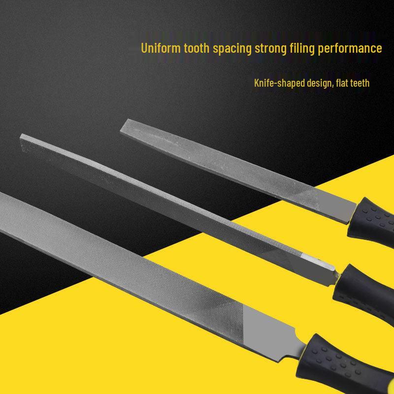 High Hardness Flat File Set: Woodworking, Metal, Jewelry Polishing & Trimming Tool