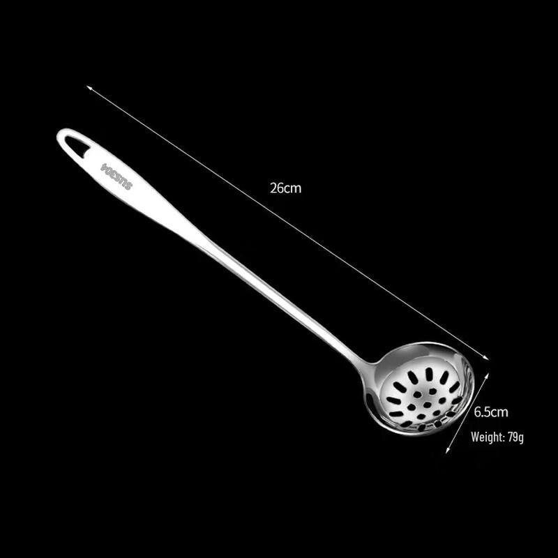 

304 Stainless Steel Soup Ladle and Slotted Spoon Set