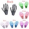 2PCS Women Harajuku Skull Skeleton Hand Hair Clip Bone Claw Hairpin Halloween Hair Accessories