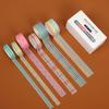 6pcs/set Basic Pattern Marble Plaid Stripe Decoration Washi Tape Set DIY Background Scrapbook Sticker Masking Tape Kawaii