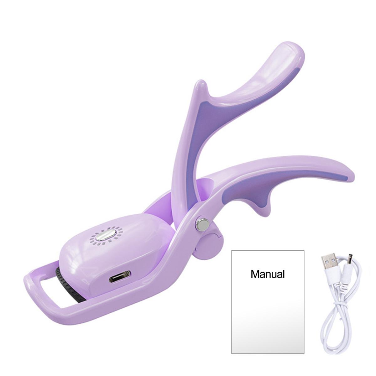 

Электрические щипцы для завивки ресниц с подогревом, 3 температурных режима, тип C, перезаряжаемые, портативные, быстро нагревающиеся, женские инструменты для завивки ресниц фиолетовый