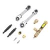 Valve Core Remover Tool with Dual Size SAE 1 4in and 5 16in Port Valve Core Remover Installer Tool for R22 R12 R407