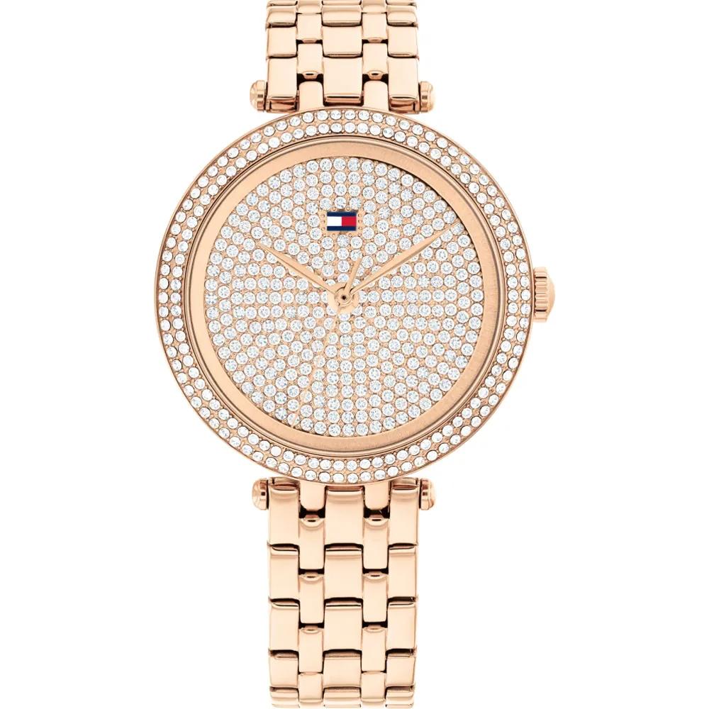 Tommy Hilfiger Natalie Silver Dial Rose Gold Metal Strap Ladies  Quartz Watch 1782761 серебряный
