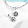 Silver 925 Blue Red Evil Eye Charm Beads Fit Original BraceletsBag Keychain Charms Beads Pendant Diy Women Jewelry Gift