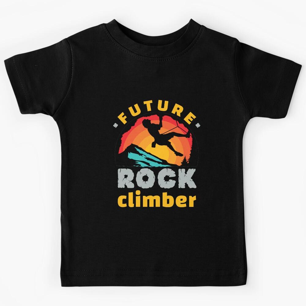 Future Rock Climber Mountaineering Kids T-Shirt 150