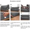 Plush Fabric Sofa Cover Thick Slipcover Couch Elastic Sofa Covers Not Include Pillow Case