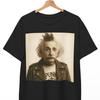 Albert Einstein Punk Rock Grafik T-Shirt: Lustiges Wissenschafts-T-Shirt