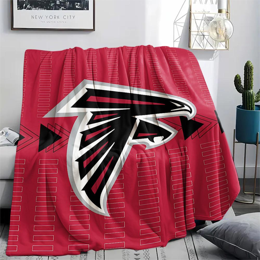 Atlanta Falcons Print Flannel Blanket, High quality Comfortable for All Seasons, Home Decor, Warmth and Comfort, Perfect for Christmas Gifts