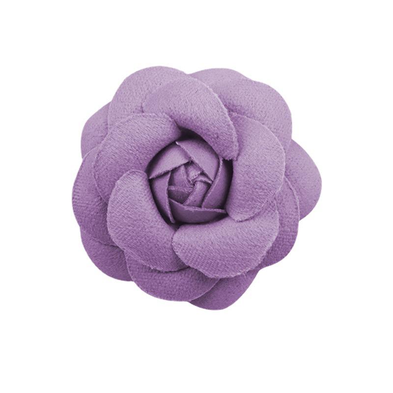 Korean Camellia Fabric Flower Corsage for DIY Headdress and Jewelry Accessories