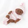 7Inch Vinyls Reborns Doll Life Like Reborns African Baby Dolls For Child Soothing And RolePlaying Education Toy