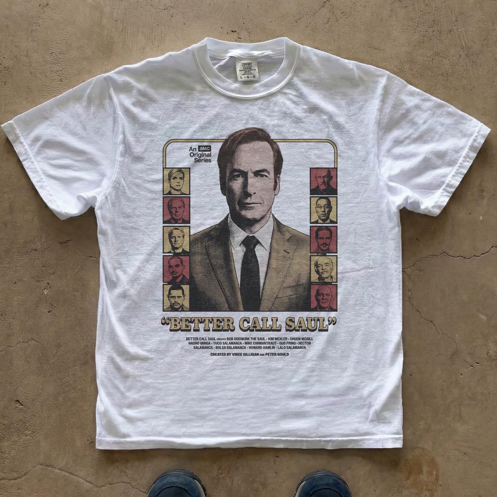 Better Call Saul Shirt | Vintage TV Series Poster Style Tee S