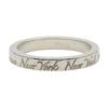 Used TIFFANY&Co. Ring Notes Narrowing New York EU#50 Silver925 2.7g Silver Accessories