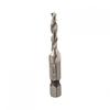 Tap Drill Bits HSS 4341 Hex Chuck Tapping Machine M3-M10 Silver Spiral