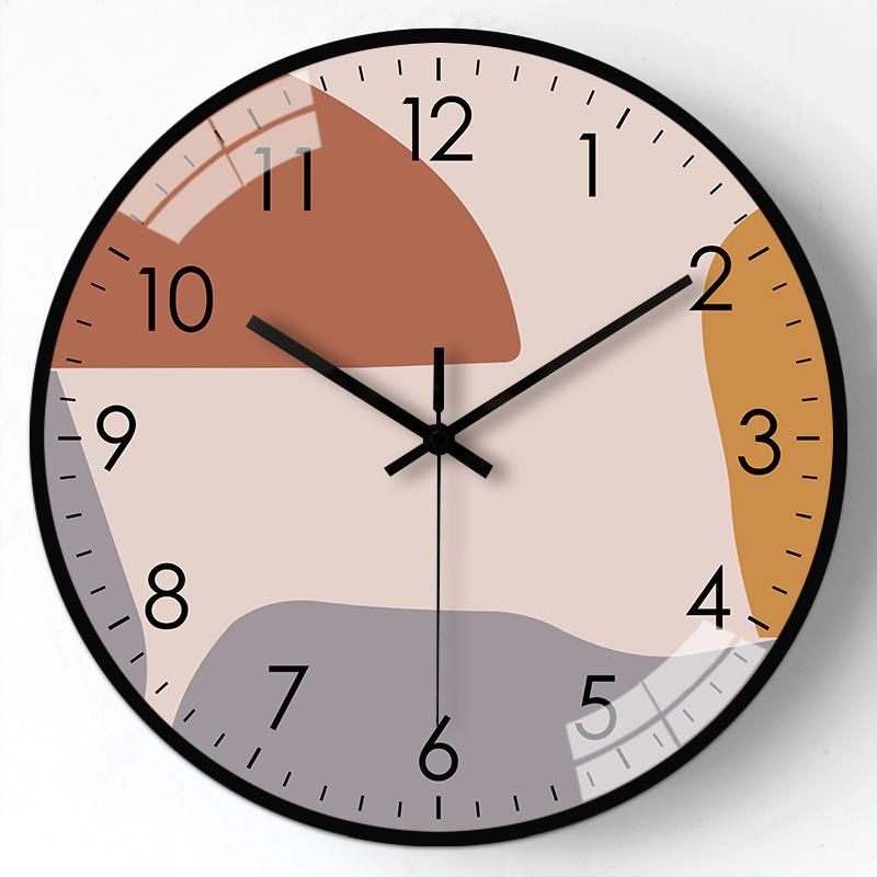 10-inch 25cm Creative Personalized Wall Clock Home Living Room Bedroom Clock Mute Wall Quartz Clock