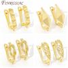 Boucles d'oreilles Pour Boucles d'oreilles de Luxe Attaches Plaqué Or 18 Carats Pour Boucles d'oreilles, Fixations de Boucles d'oreilles Pour Accessoires de Bijoux Attaches DIY