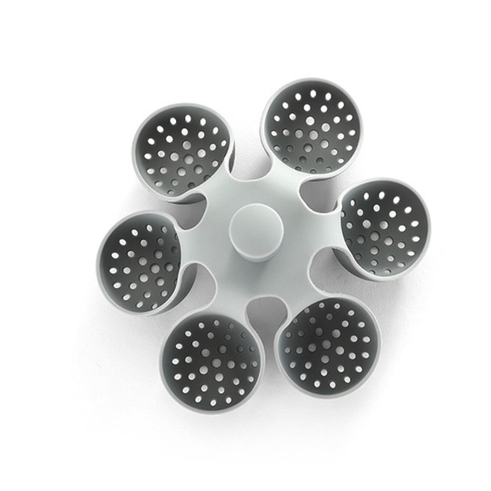 6 Hole Egg Cooker Silicone Cooking Egg Storage Rack Kitchen Gadget Boiled Egg Holder  Home