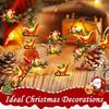 Christmas LED Santa Sleigh String Fairy Lights, Indoor Outdoor Xmas Tree Decor Lamp for Home, Holiday Party Winter Festival Atmosphere Ornaments