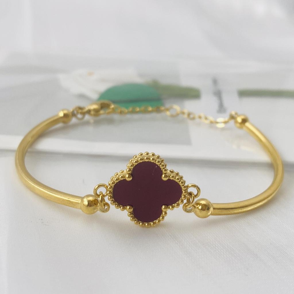 Lucky Four-leaf Clover Five-flower Bracelet - Tarnish-free Women's Bracelet