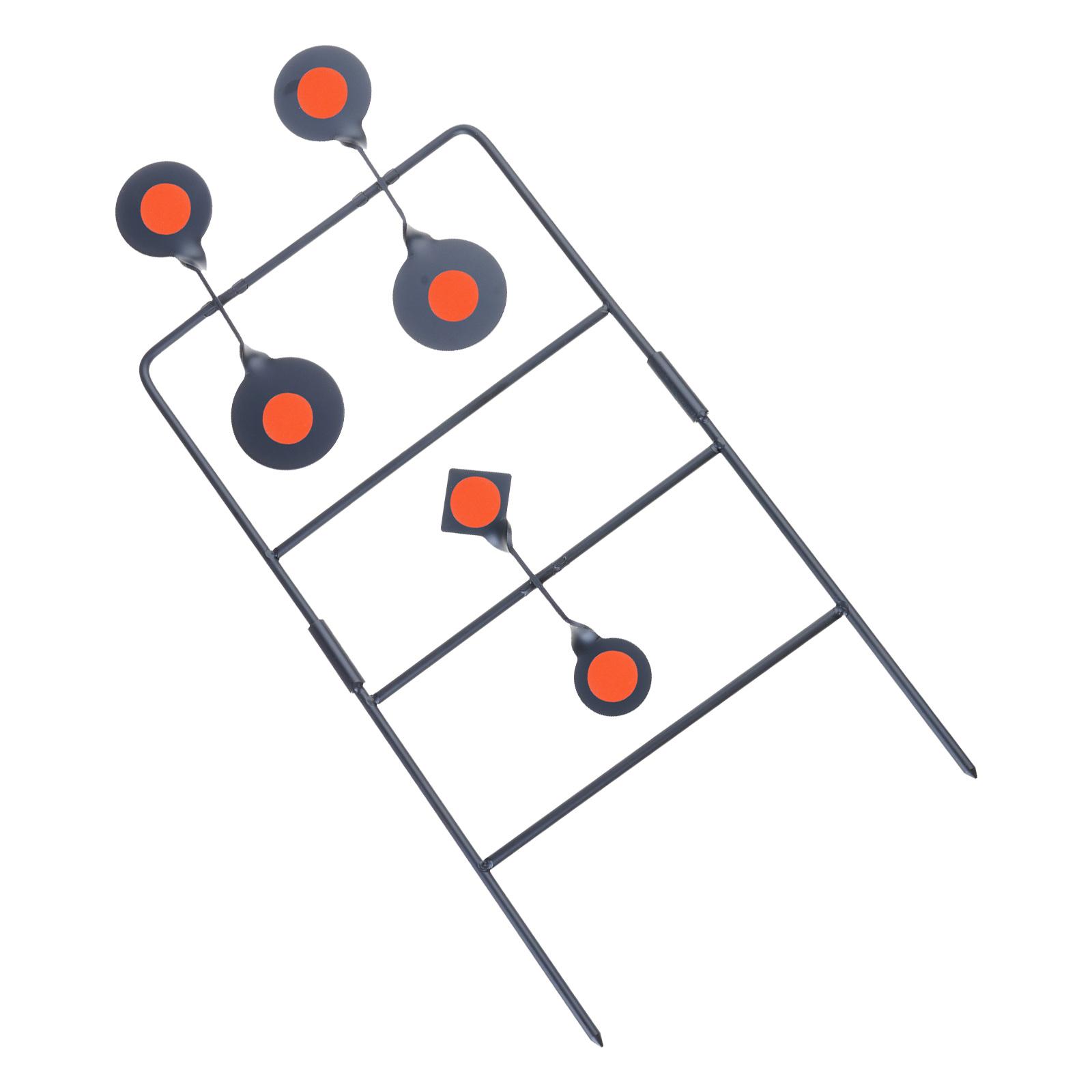 

Аксесуари для практики стрільби на полюванні на відкритому повітрі Практичні тренувальні мішені Мішені для стрільби з металу, що обертаються з автоматичним скиданням B