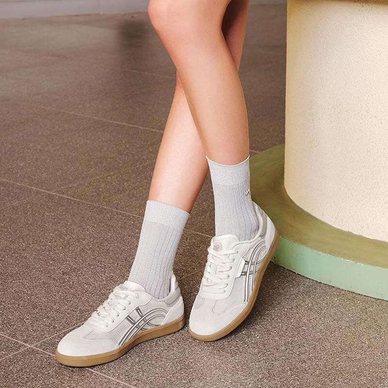 TEENMIX Women s Fashion Casual Mesh Lace-up German Trainer Shoes 36