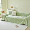 Comfort Enhancing Plush Sofa Towel,Easy Cleaning  Couch Cover Soft Furnitures Cover for Everyday Use Sofa Protection