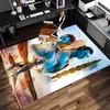 1pc Avatar Print Area Rug - Soft,Washable Non-Slip Indoor Mat for Office Chairs,Living Room,Home Office Decorative Rug