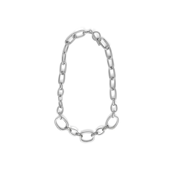 Collana - LUXENTER - Danli - Finitura rodio - Metallo - Grigio
