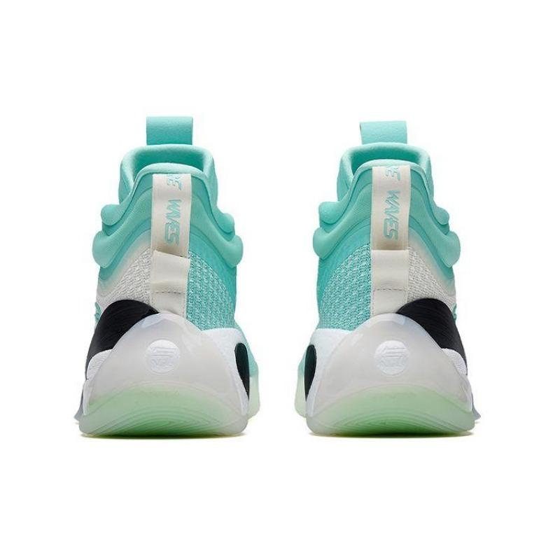Anta KT7 Nitrogen Technology Wear-Resistant High-Top Basketball Shoes Men Sneaker White Blue 112231101-1