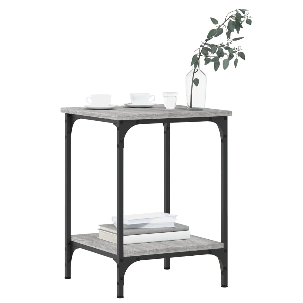Coffee Table Gray Sonoma 40 x 40 x 55 cm Engineered Wood