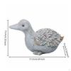 Resin Duck Statue HandPainted Garden Figurine Handcrafted Look for Balcony, Patio Stone Lying