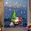 Christmas Tree, Elderly Decorations, Electrostatic Stickers, Hotel Entrance Glass Stickers