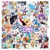 50Pcs New Anime Shangri-La Frontier Doodle Sticker DIY Guitar Phone Water Cup Notebook Skateboard Waterproof Stickers