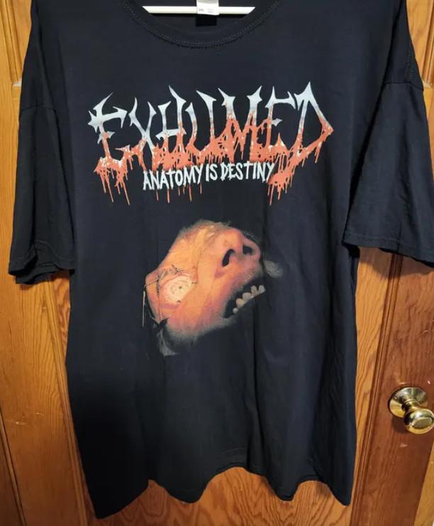 Exhumed Anatomy Is Destiny Adult Unisex T-Shirt Unisex T-Shirt M