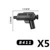 Military Building Blocks MOC Star Movie Characters Solider Figures War Mini Bricks Weapons Accessories Guns Cloak Axe Armor