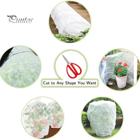 Outdoor Frost Protection Sheet Floating Row Cover for Garden Plants, Blanket, Breathable Non-woven Cold Resistant Plant Fabric Seedlings Vegetables